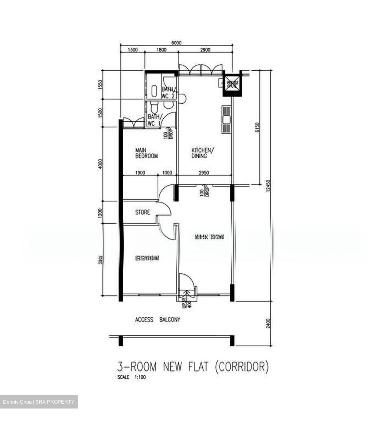 Blk 545 Bedok North Green (Bedok), HDB 3 Rooms #603746711